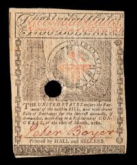A State of Massachusetts 5/5/1780 $2 Note