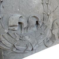 A Carved Limestone Panel 51" W x 4" D x 26" H — United States, Early 20th Century