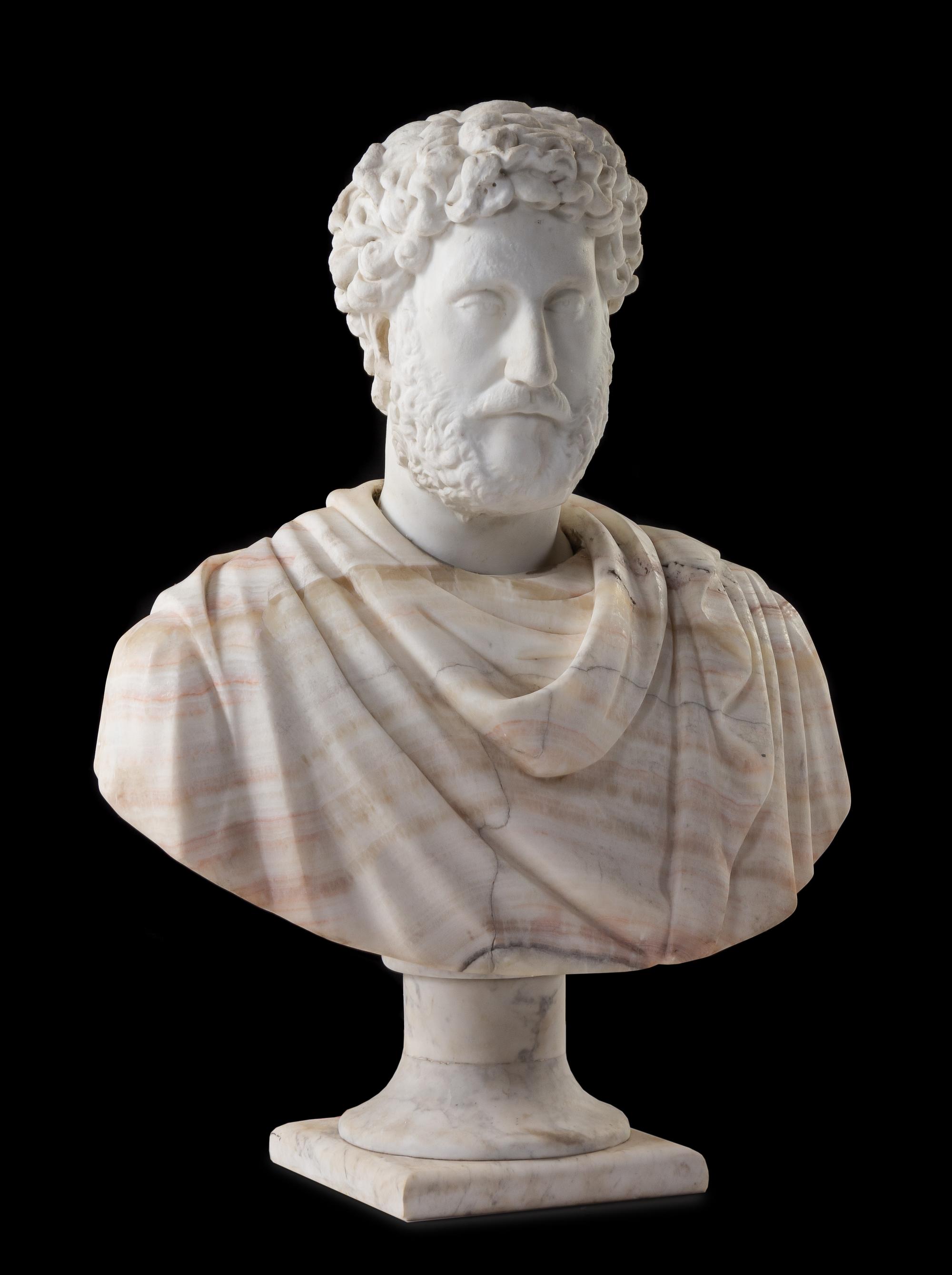 An Italian Marble Bust Height 32 inches. — AFTER THE ANTIQUE, 19TH CENTURY