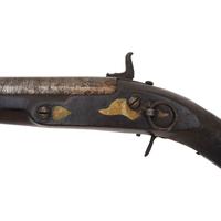 Ottoman Knee Pistol Converted to Percussion