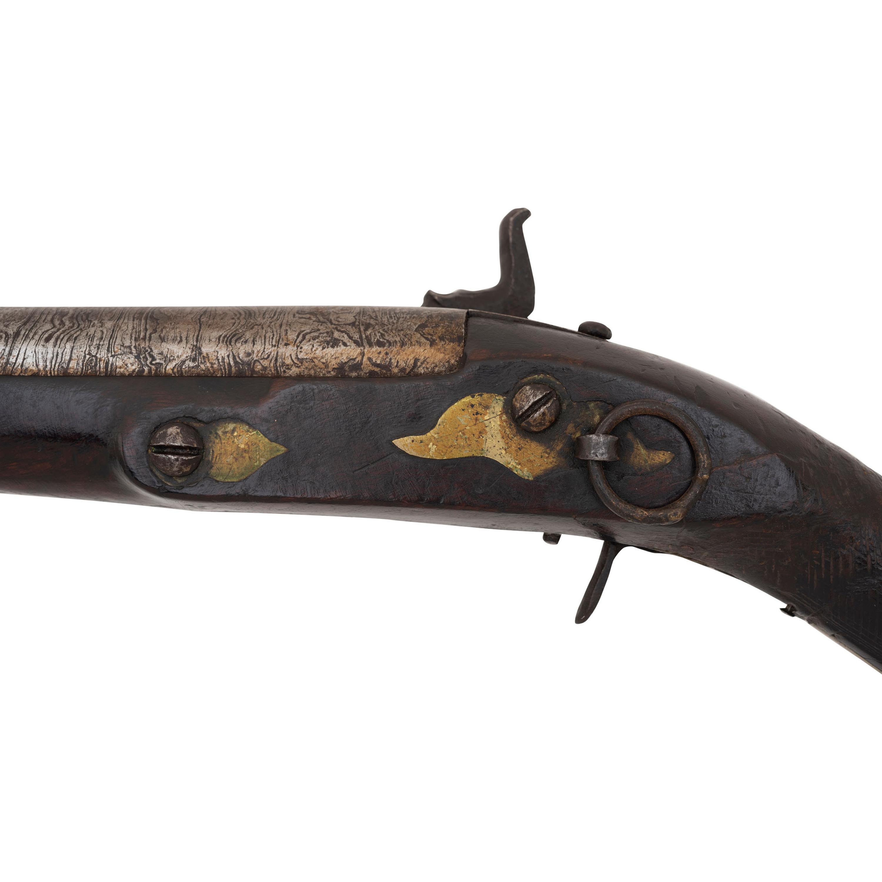 Ottoman Knee Pistol Converted to Percussion