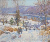 Edward Willis Redfield (American, 1869-1965) - Winter Holiday
