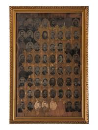 [CIVIL WAR]. Composite photograph of Illinois soldiers from the 4th Cavalry, Company I, and 23rd Infantry.