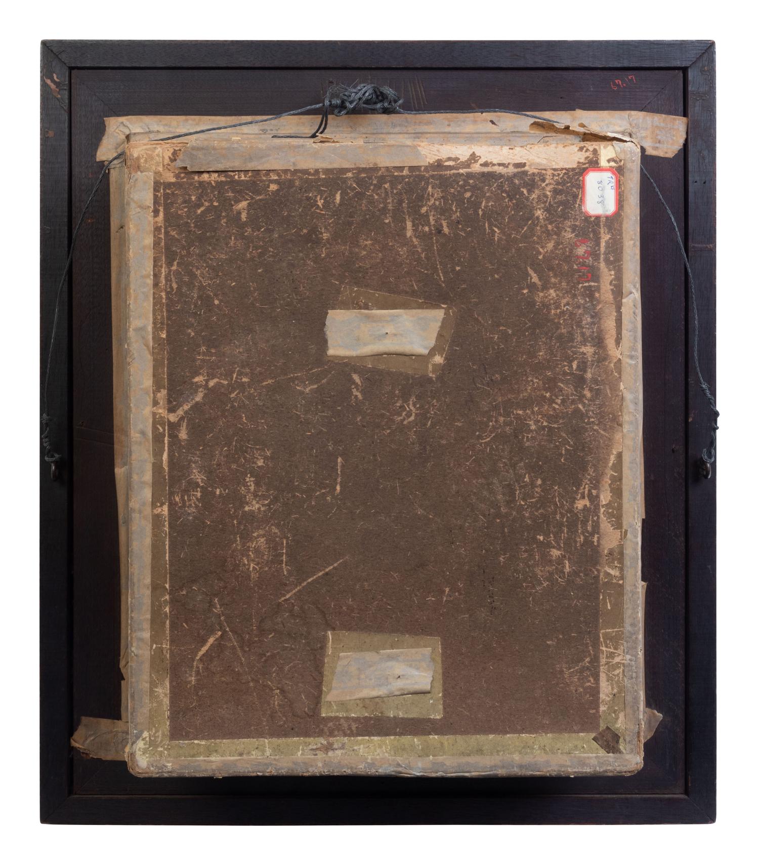 An American Wool and Wire Shadowbox