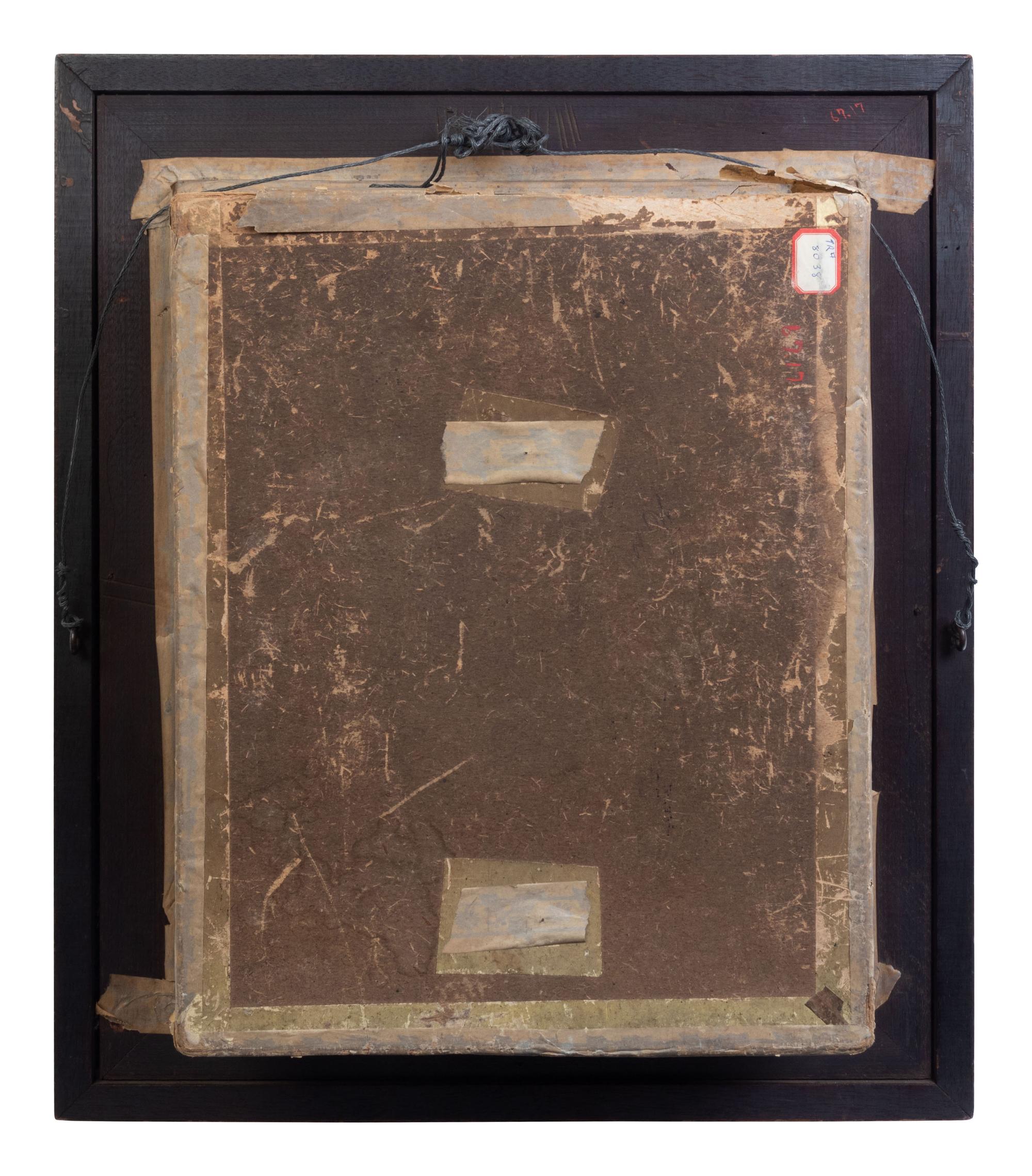 An American Wool and Wire Shadowbox