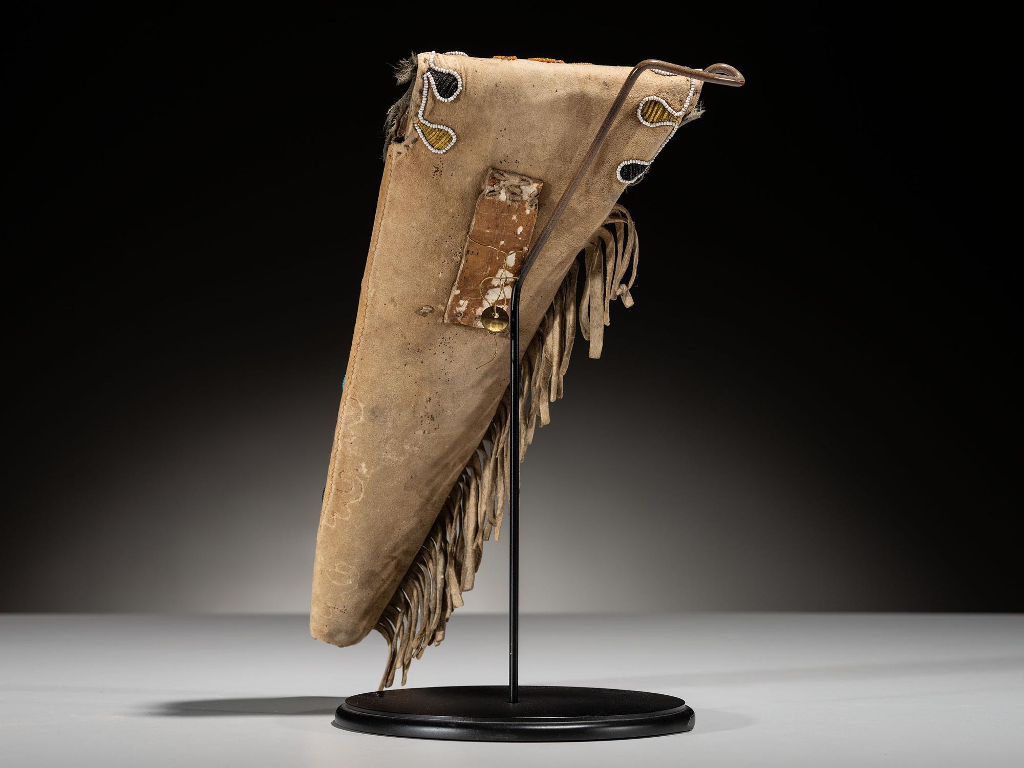 Eastern Sioux Beaded Hide Holster