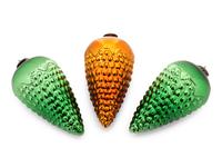 A Group of Three Large Cluster of Grapes Kugel Ornaments