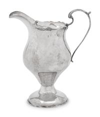 A George III Silver Helmet-Form Creamer