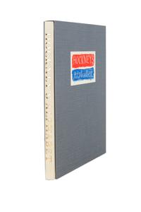 [ARTIST'S BOOK] -- HOCKNEY, David (b.1937). Hockney's Alphabet . Stephen Spender, editor. London: Faber & Faber, 1991.