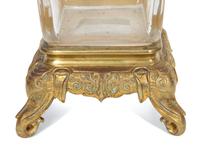 A Gilt Metal Mounted Baccarat Japonisme Glass Vase