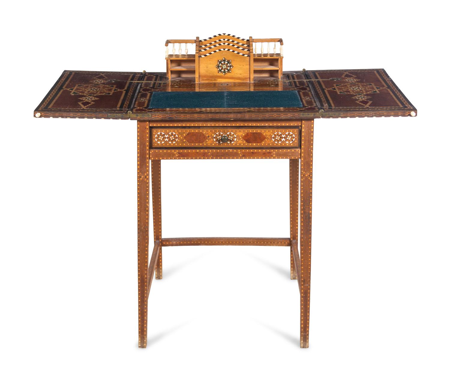 Two Syrian Marquetry Tables