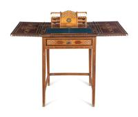 Two Syrian Marquetry Tables