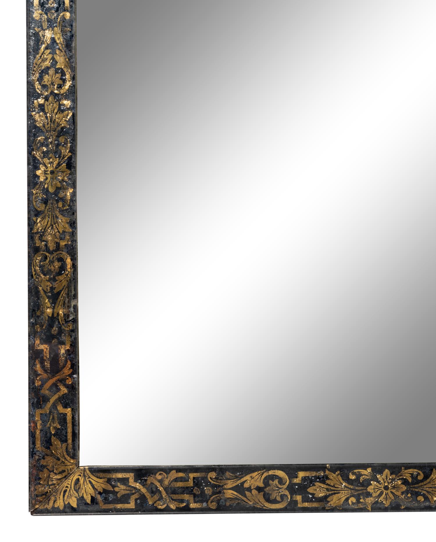 An Italian Églomisé Mirror