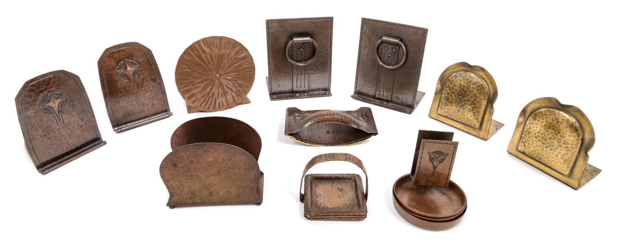 Roycroft, EARLY 20TH CENTURY, a collection of table articles