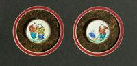 Eight Chinese Enamel on Copper Snuff Dishes