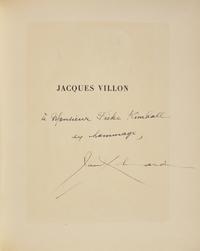 [Art] Eluard, Paul, and Rene-Jean. Jacques Villon ou L'Art Glorieux