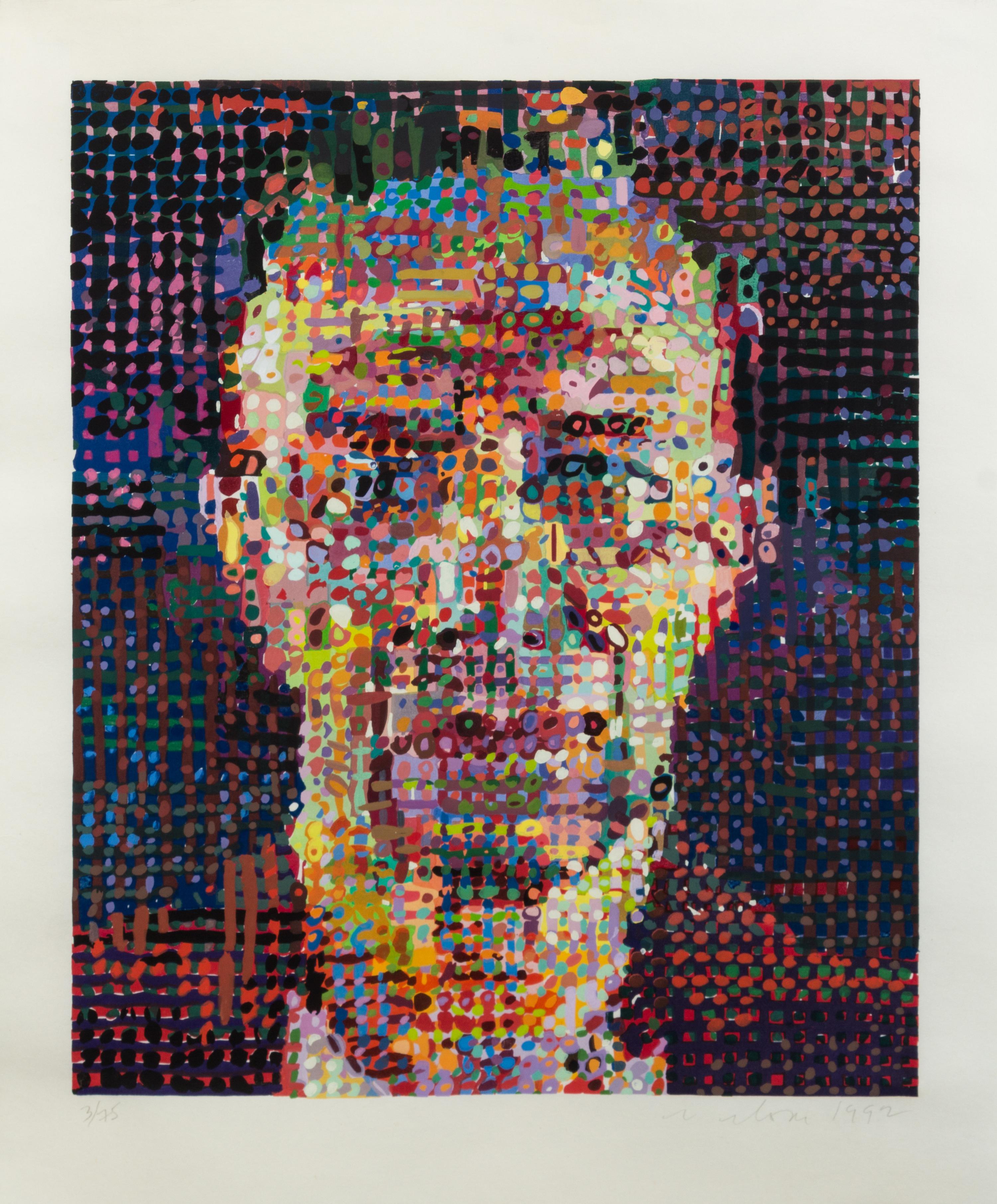 Chuck Close, (American, b. 1940), Alex, 1992
