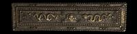 A Pair of Hardstone Inset Metal Sutra and Covers