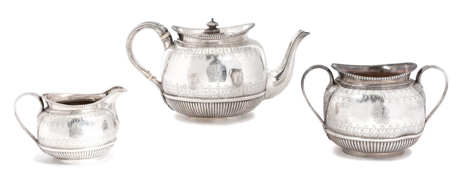 An English Silver Tea and Coffee Service