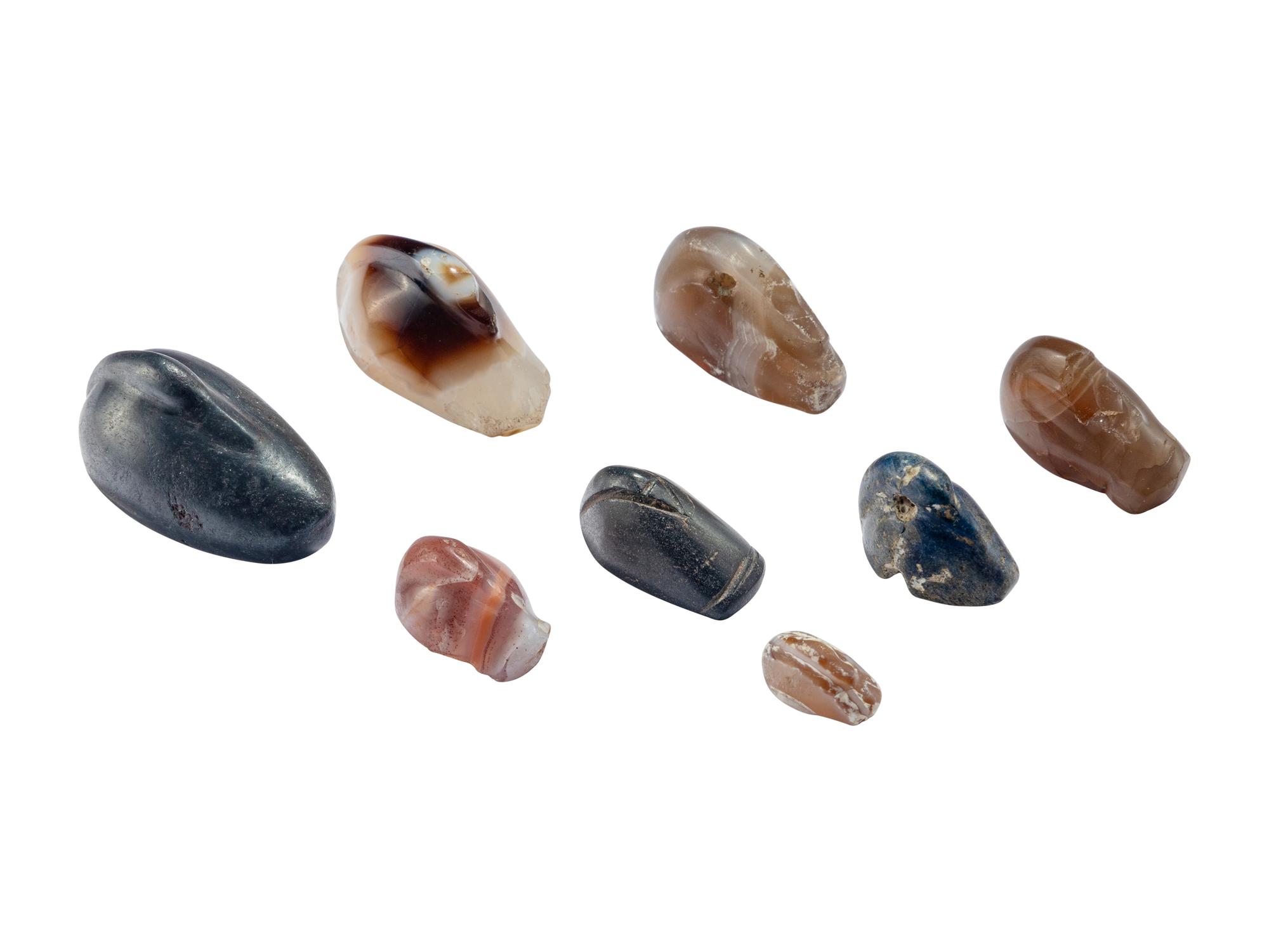 Eight Near Eastern Stone Duck Weights