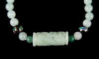 Three Chinese Hardstone Necklaces