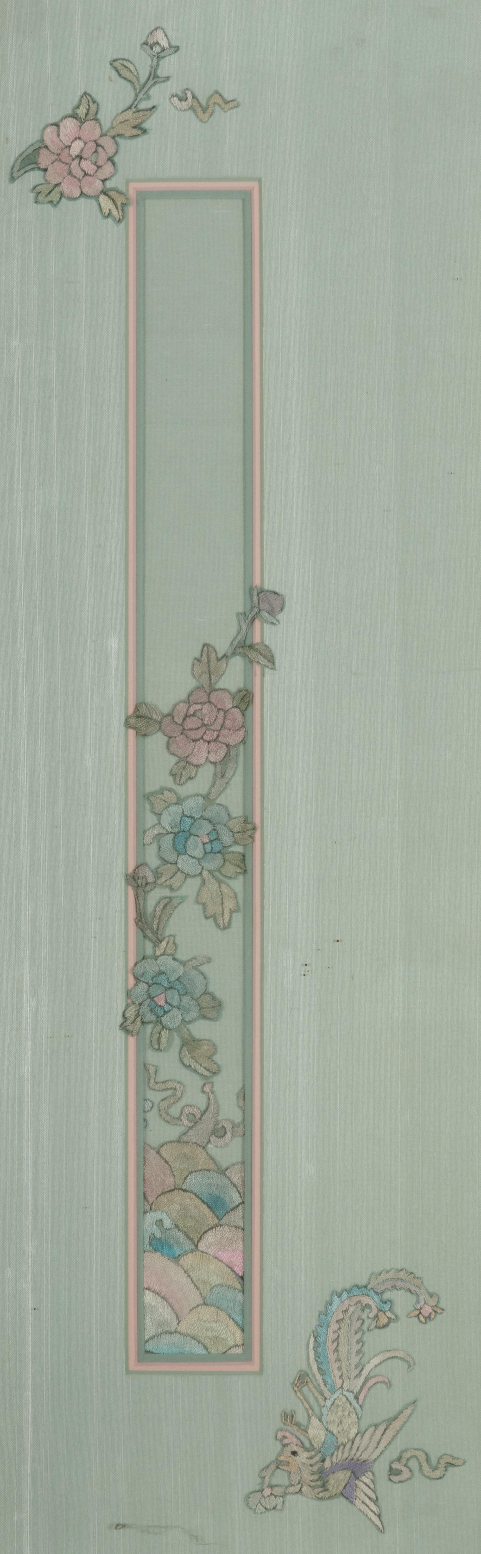 10 Chinese Embroidered and Woven Silk Articles