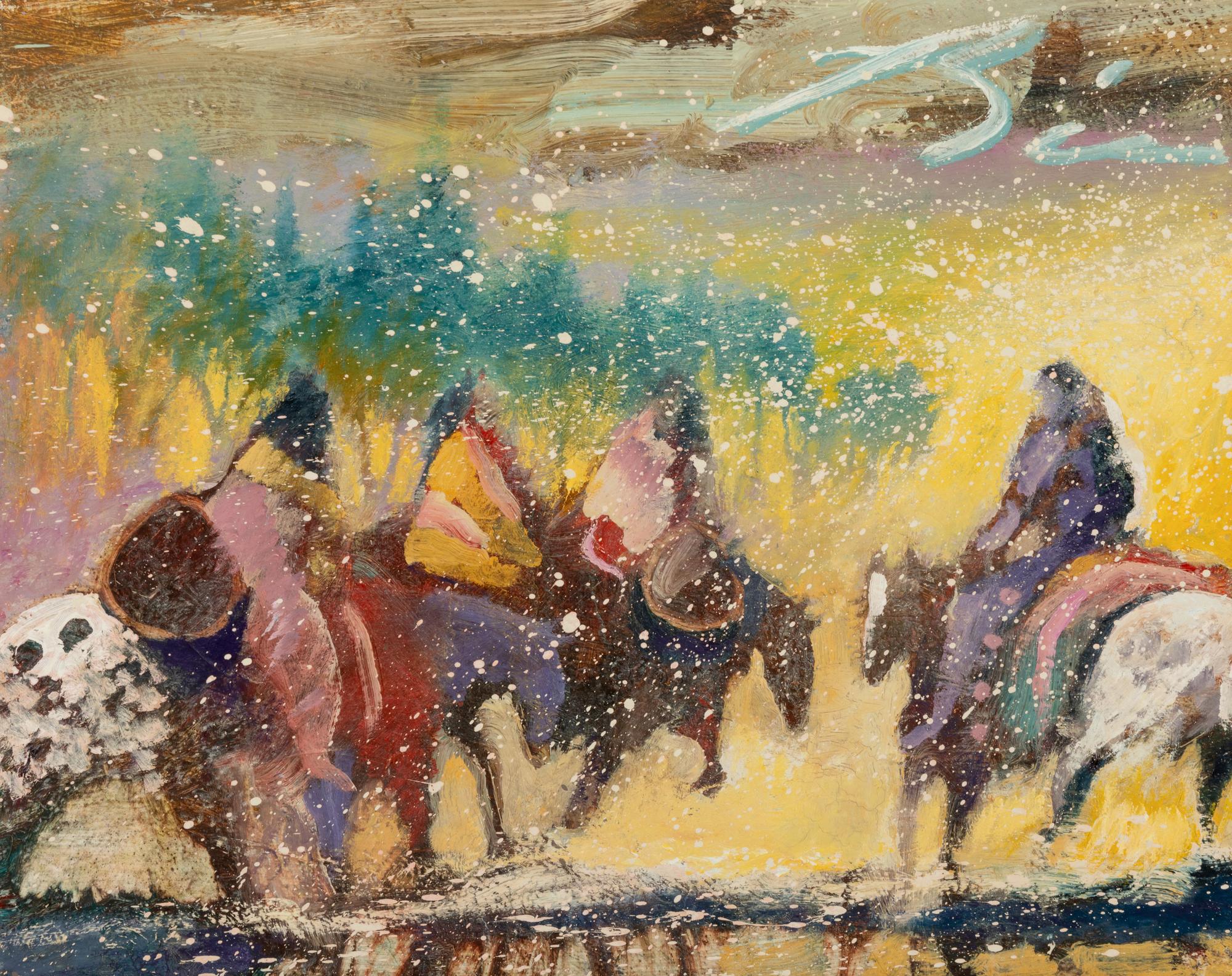 Watering the Horses in the Spring
