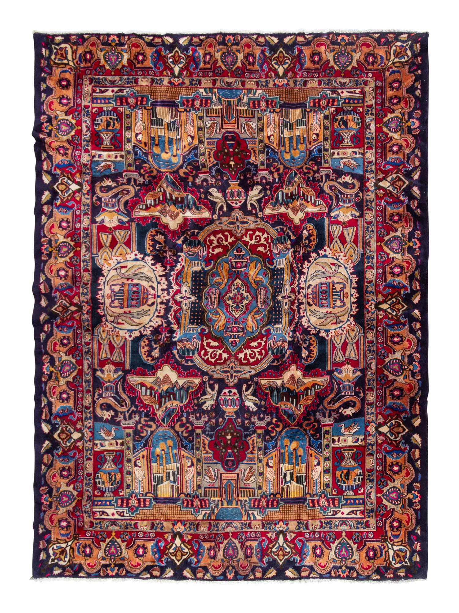 A Kashmir Wool Rug