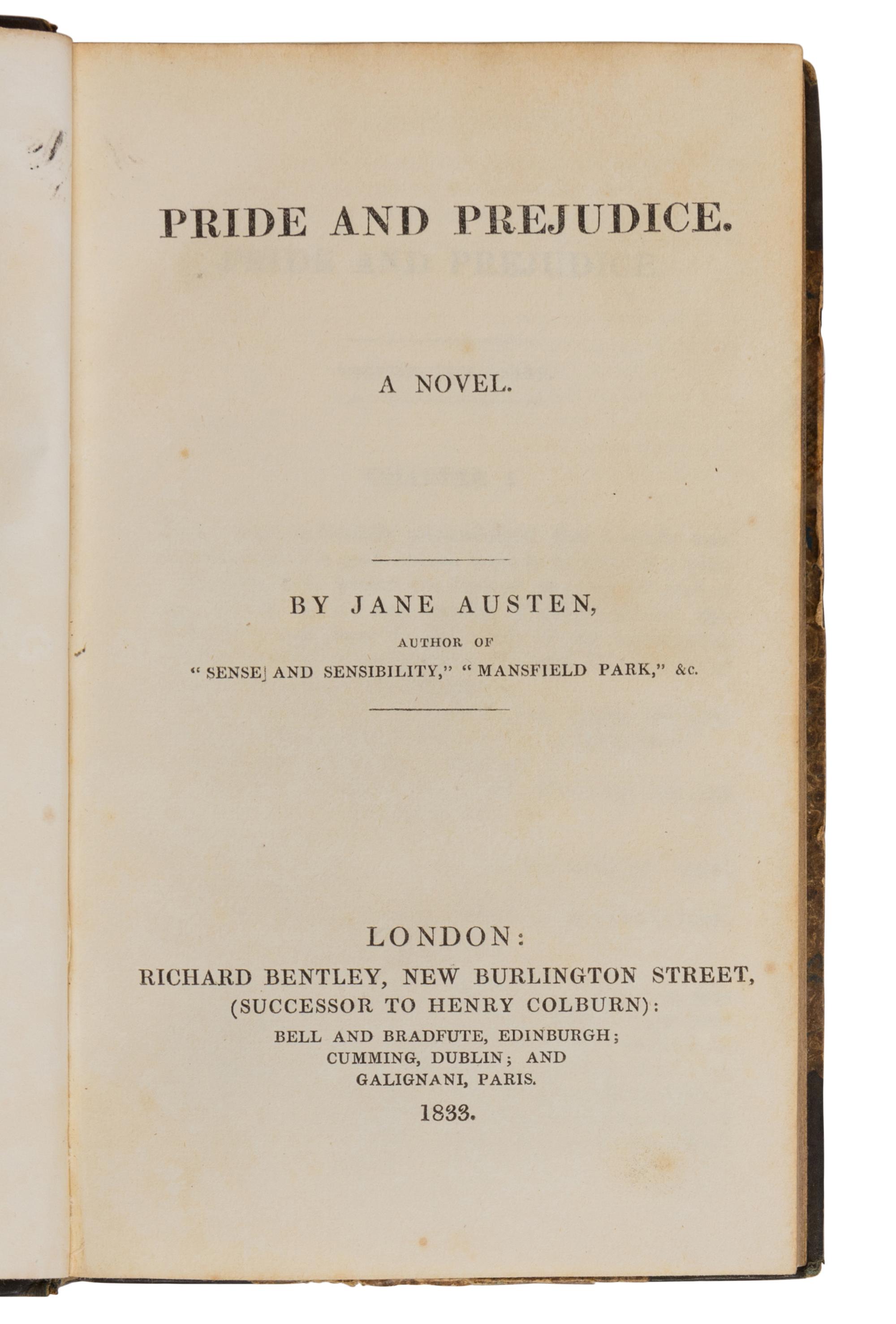 [BINDINGS & SETS]. -- [AUSTEN, Jane (1775-1817, et al]. [Standard Novels]. London: Richard Bentley, 1831-1833.