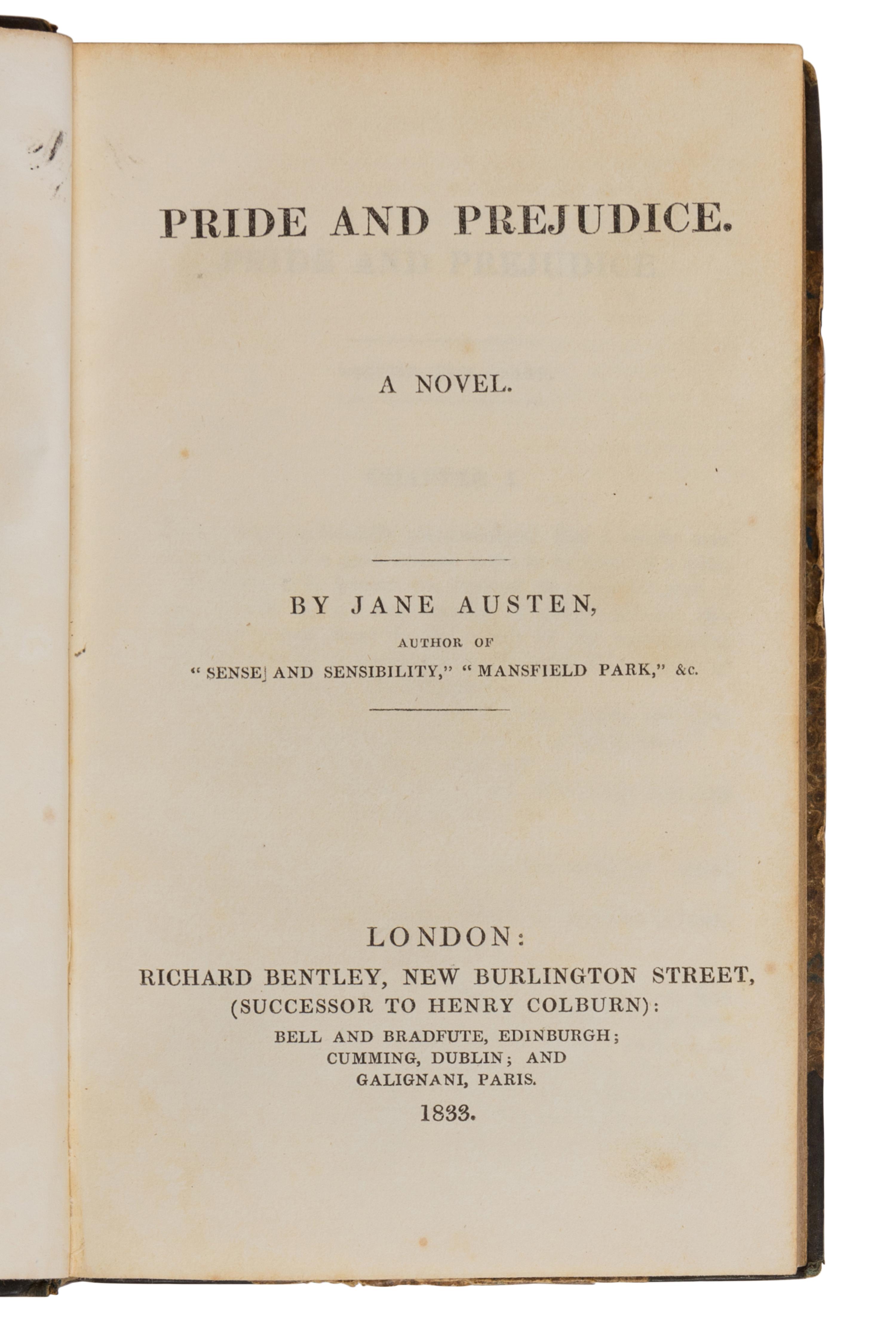 [BINDINGS & SETS]. -- [AUSTEN, Jane (1775-1817, et al]. [Standard Novels]. London: Richard Bentley, 1831-1833.