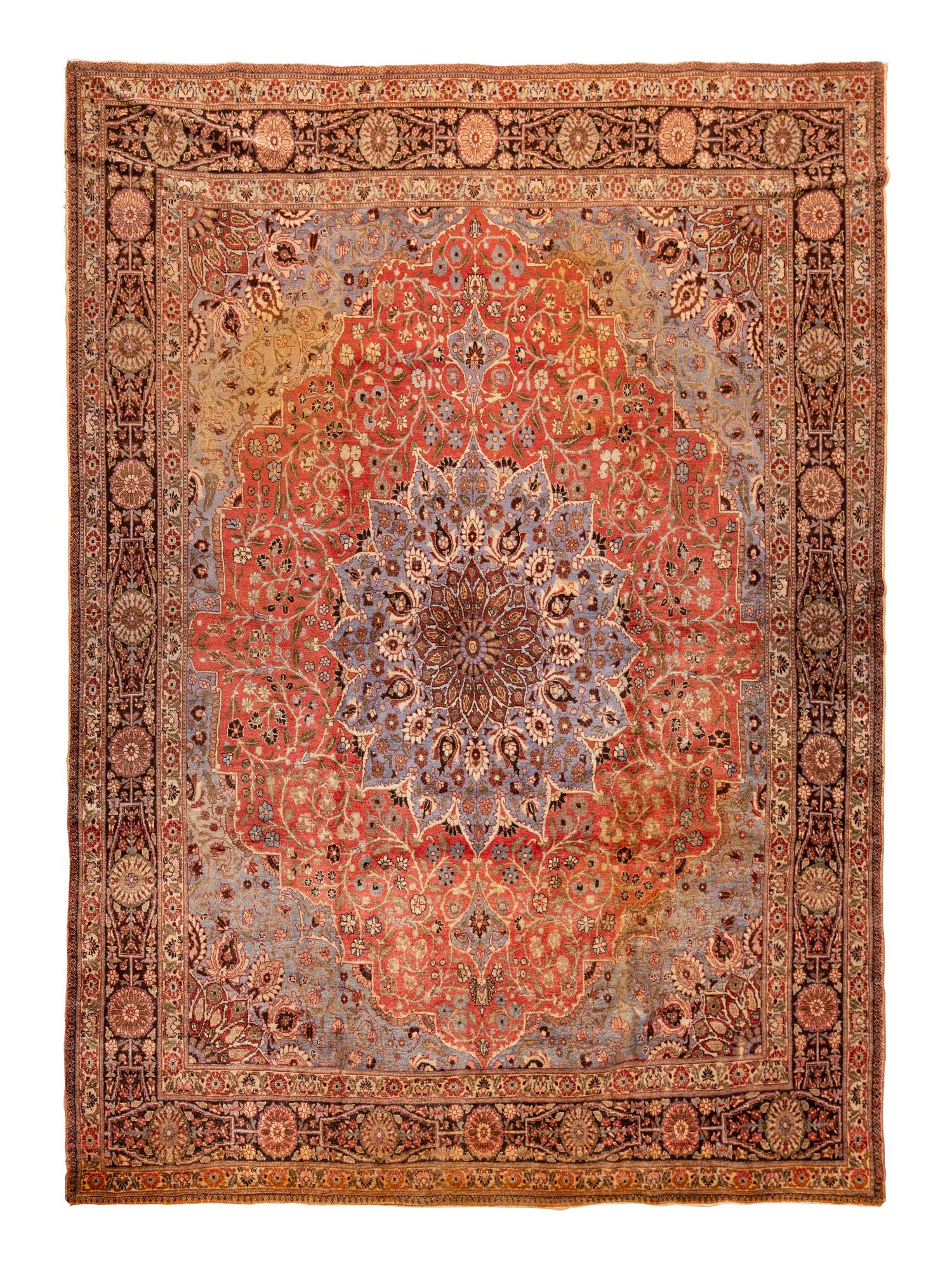 A Tabriz Wool Rug
