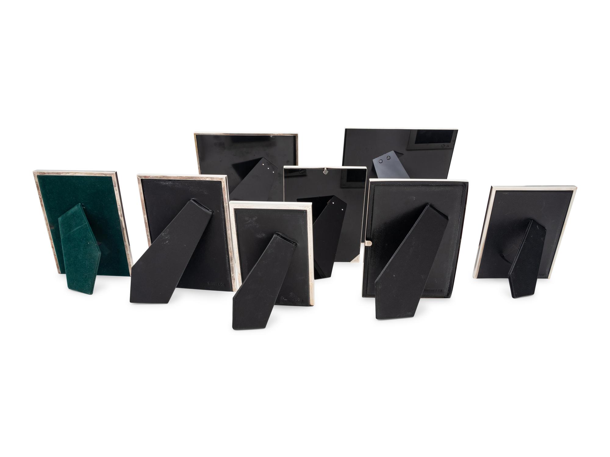Seven Tiffany and Co. Silver Picture Frames