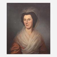 Attributed to Charles Willson Peale (1741-1827) Portrait of Esther Bowes Cox (1740-1814), 1792-1793