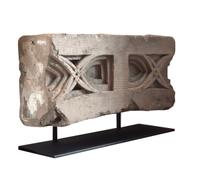 A Sullivan Designed Terra Cotta Facade Fragment from the Chicago Stock Exchange 20.5" W x 6" D x 12" H — United States, 1893