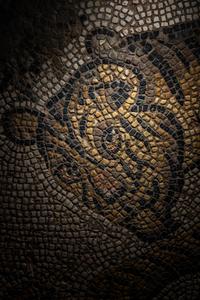 A Late Roman Mosaic Panel of a Tigress with Cubs