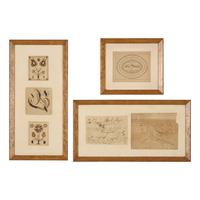 A Group of Pennsylvania Works on Paper Including Fraktur Rewards of Merit