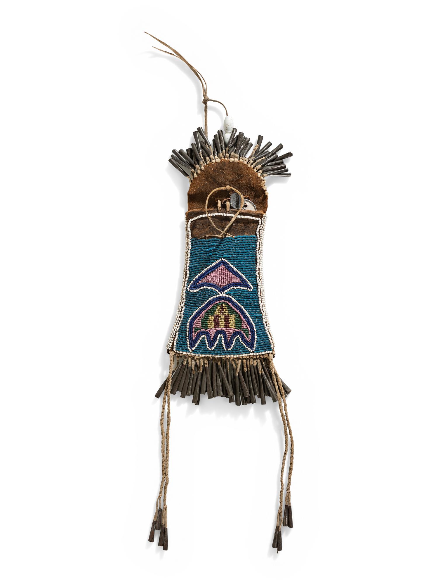 Kiowa Beaded Strike-a-Light Bag