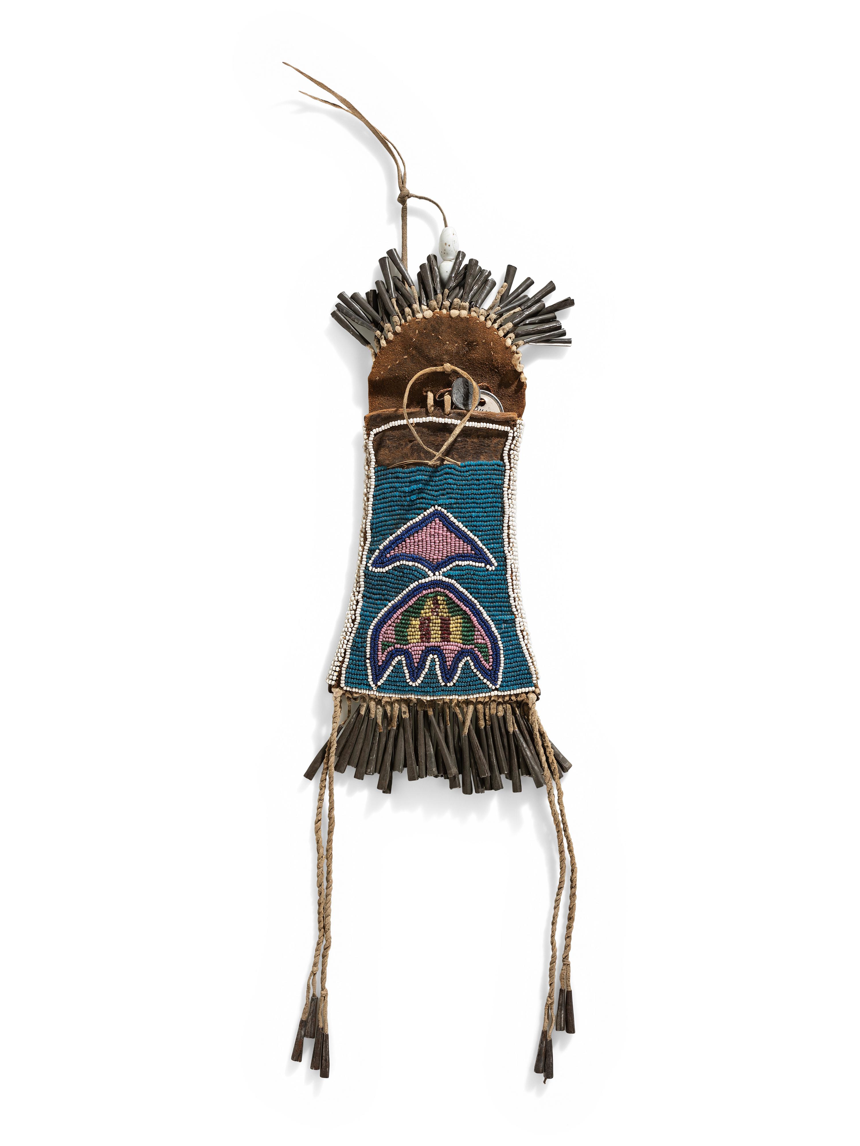 Kiowa Beaded Strike-a-Light Bag