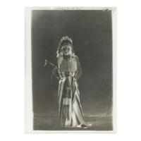 [Western Americana]. A group of 17 magic lantern slides and glass negatives, including towns, Native American subjects, and other personalities.