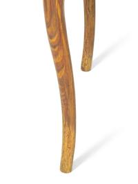 A Grain-Painted Trompe L'Oeil Side Table
