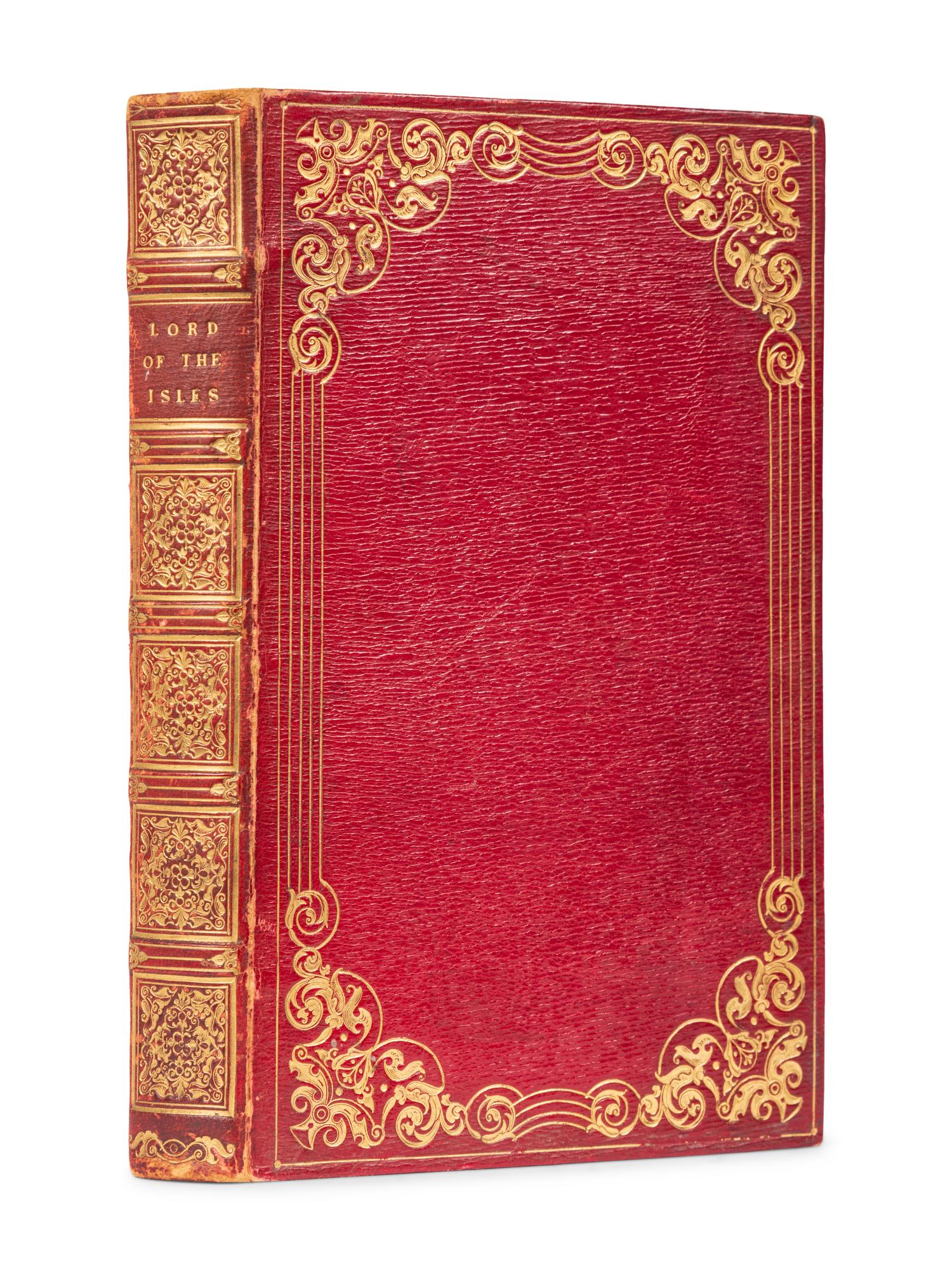 [FORE-EDGE PAINTING]. SCOTT, Walter, Sir (1771-1832). The Lord of the Isles; a Poem . Edinburgh: James Ballantyne and Co., 1815.