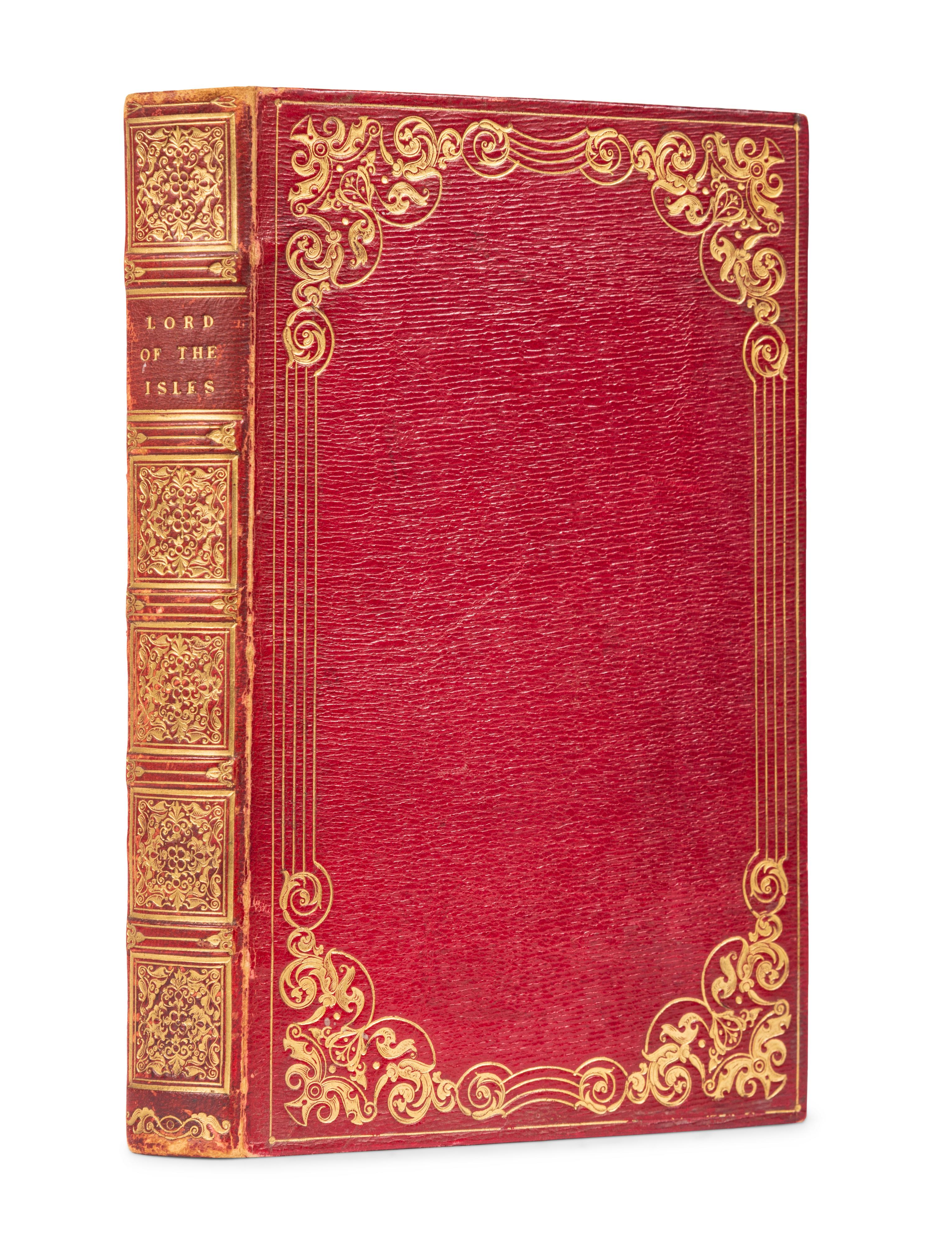 [FORE-EDGE PAINTING]. SCOTT, Walter, Sir (1771-1832). The Lord of the Isles; a Poem . Edinburgh: James Ballantyne and Co., 1815.