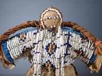 Sioux Beaded Hide Doll