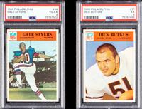 A 1966 Philadelphia Dick Butkus Rookie Football Card No. 31 (PSA 5 EX) and A 1966 Philadelphia Gale Sayers Rookie Football Card No. 38 (PSA 4 VG-EX)