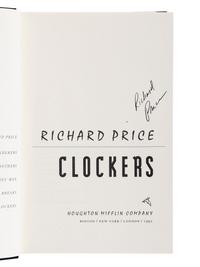 PRICE, Richard (b. 1949). A group of 5 works by Price, ALL FIRST EDITIONS, ALL SIGNED OR INSCRIBED, comprising: