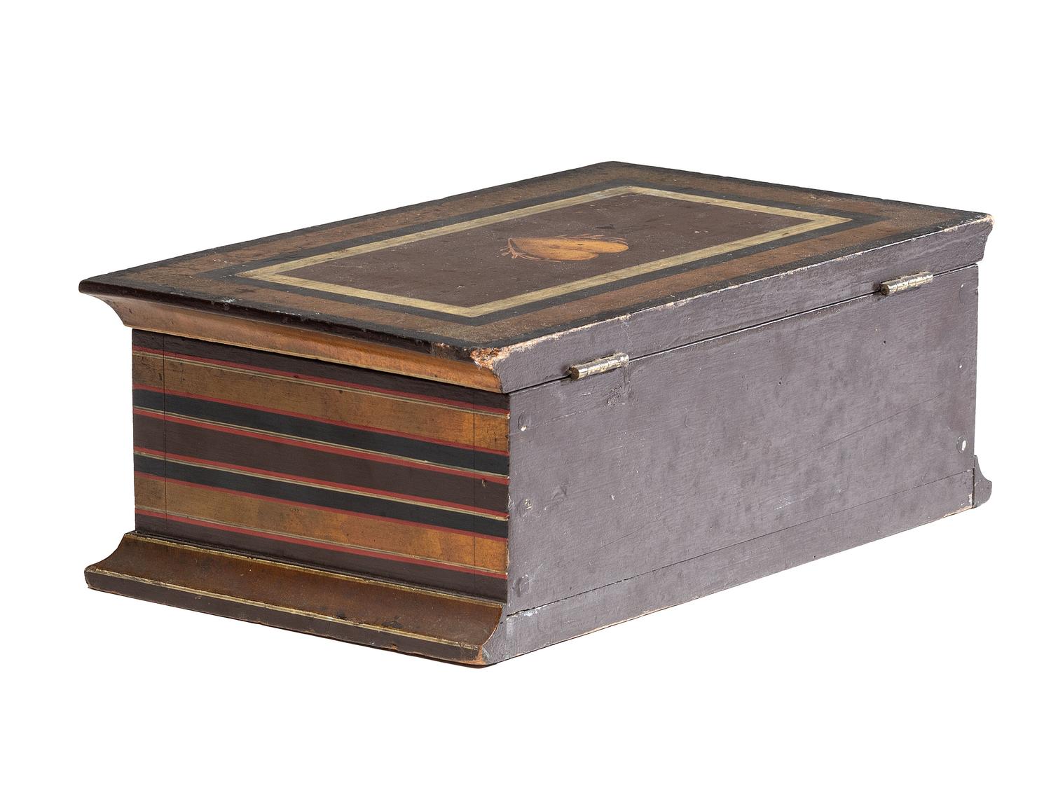 Two Paint-Decorated Boxes