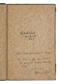 FROST, Robert (1874-1963). A group of 3 FIRST EDITIONS, comprising: