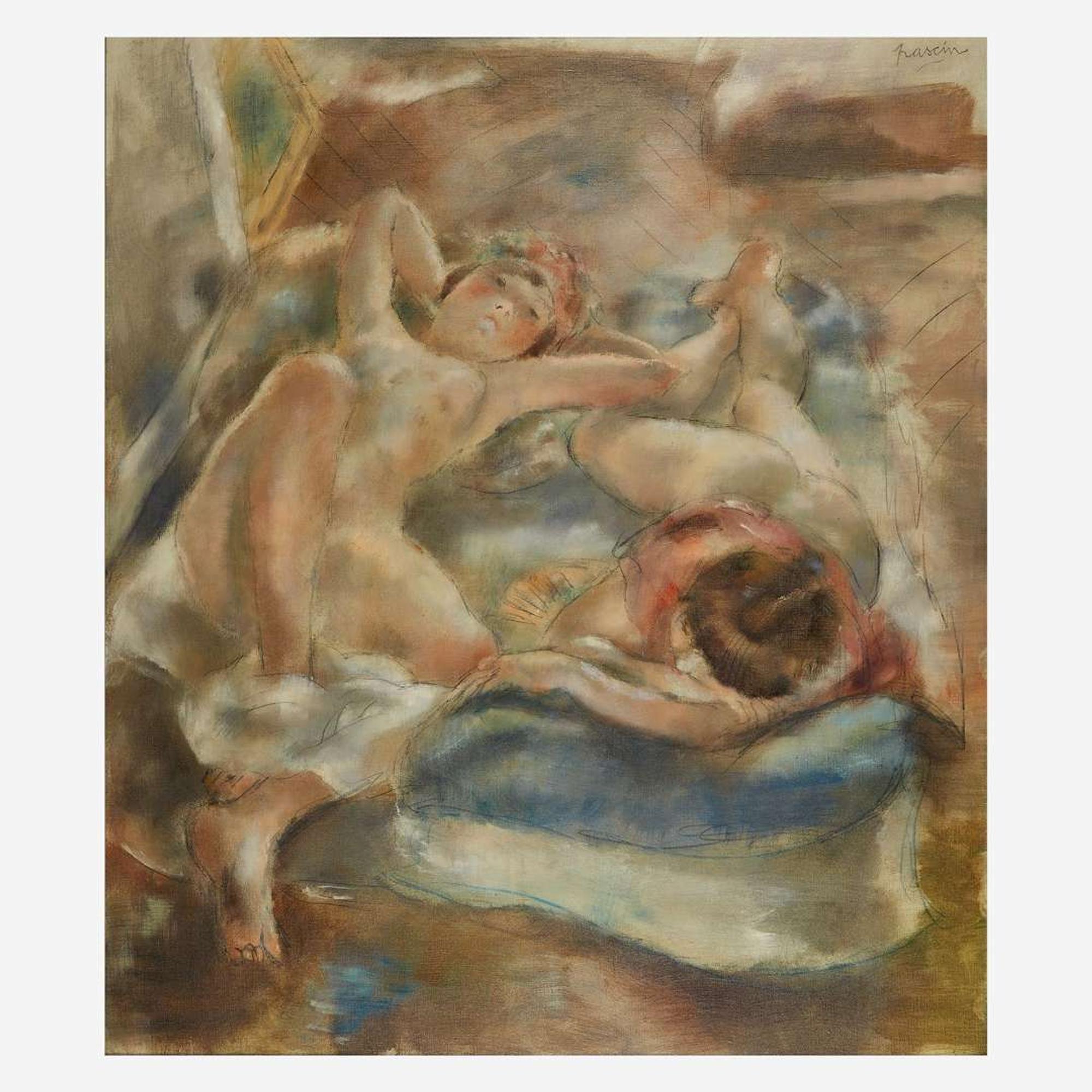 Jules Pascin (French, 1885-1930) Les Nus Allongés
