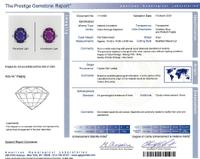 AN IMPORTANT ANTIQUE, COLOR-CHANGE SAPPHIRE AND DIAMOND RING, BY GILLOT