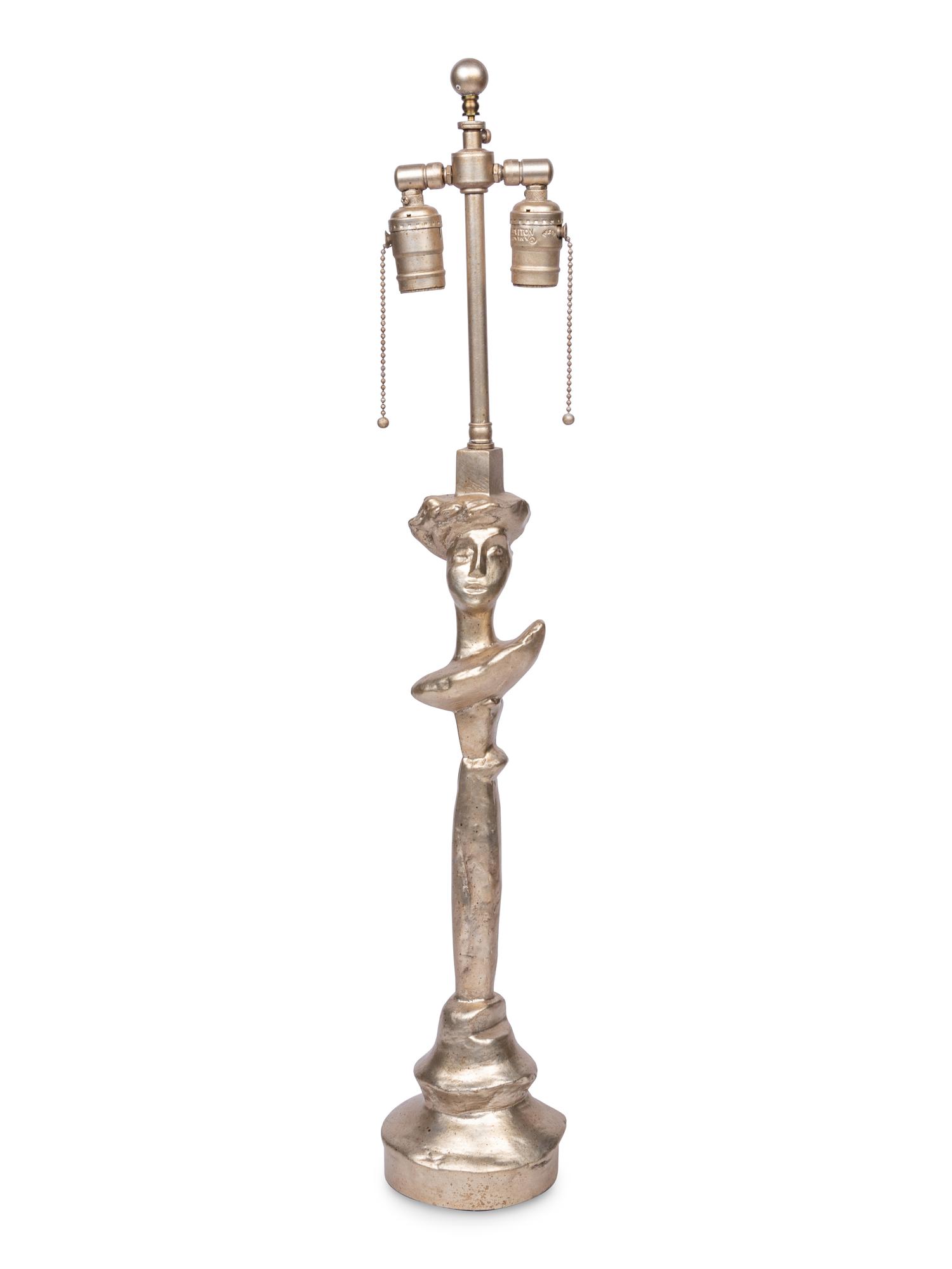 A Diego Giacometti Style Composition "Sirmos" Table Lamp